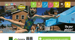 Desktop Screenshot of campingauborddelariviere.com