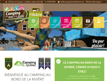 Tablet Screenshot of campingauborddelariviere.com